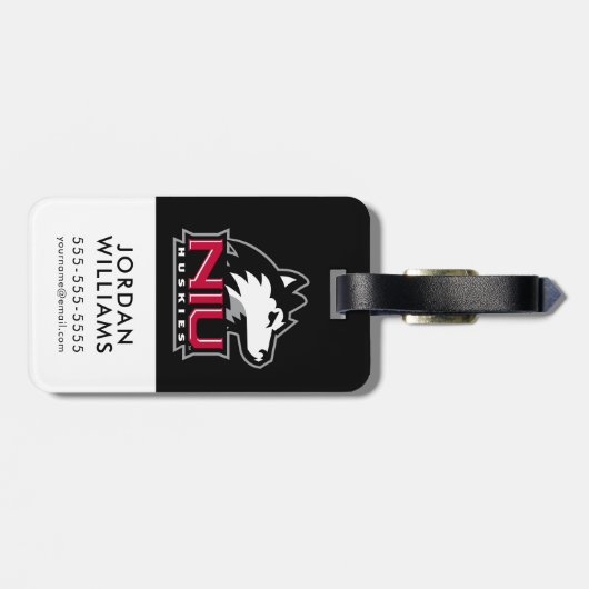 NIU-Huskies Gepäckanhänger (Rückseite horizontal)