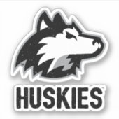 NIU-Huskies gestört Aufkleber (Vorderseite)