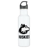 NIU-Huskies gestört Edelstahlflasche (Vorderseite)