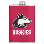 NIU-Huskies gestört Flachmann (Vorderseite)