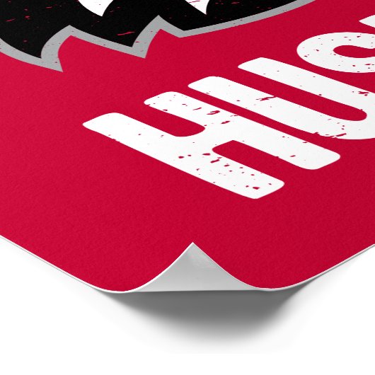 NIU-Huskies gestört Poster (Ecke)