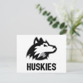 NIU-Huskies gestört Postkarte (Stehend Vorderseite)