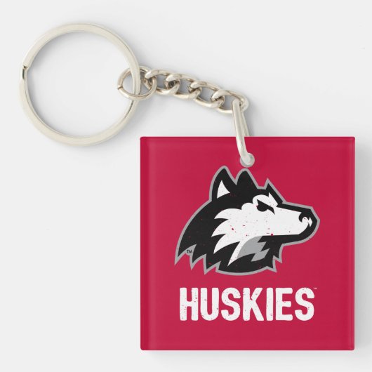 NIU-Huskies gestört Schlüsselanhänger (Vorderseite)