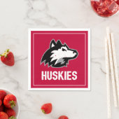NIU-Huskies gestört Serviette (Beispiel)