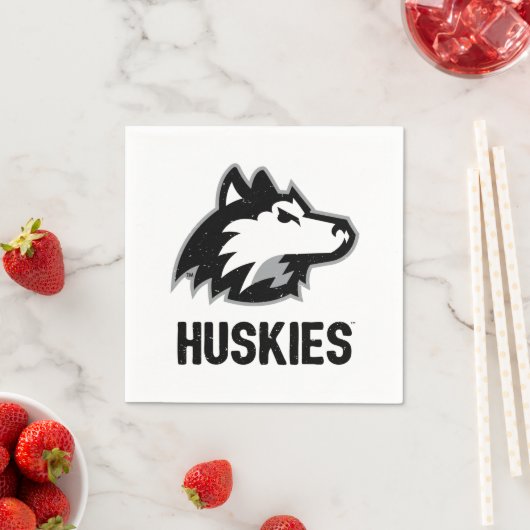 NIU-Huskies gestört Serviette (Beispiel)
