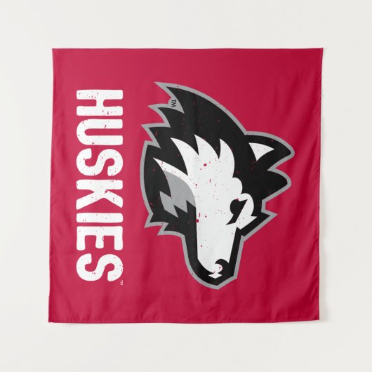NIU-Huskies gestört Wandteppich (Vorderseite (Horizontal))