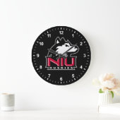 NIU Huskies Große Wanduhr (Zuhause)