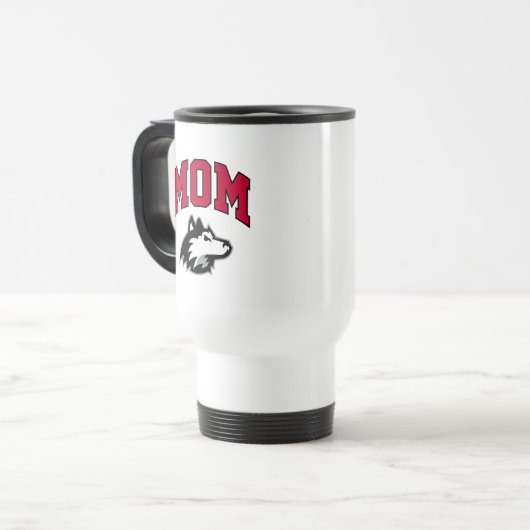 NIU Huskies Mama Reisebecher (Vorderseite Links)