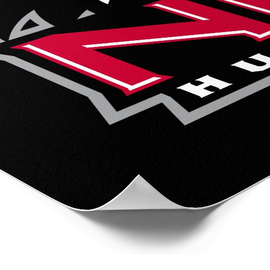 NIU Huskies Poster (Ecke)