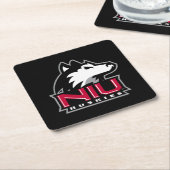 NIU-Huskies Rechteckiger Pappuntersetzer (angewinkelt)