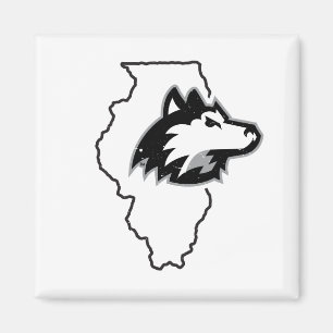 NIU Huskies Staat Liebe Magnet