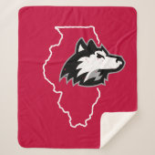 NIU Huskies Staat Liebe Sherpadecke (Vorderseite)