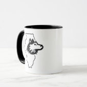 NIU Huskies Staat Liebe Tasse (Vorderseite Links)