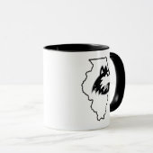 NIU Huskies Staat Liebe Tasse (VorderseiteRechts)