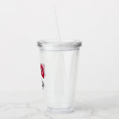 NIU Huskies Vater Acryltrinkbecher (Links)