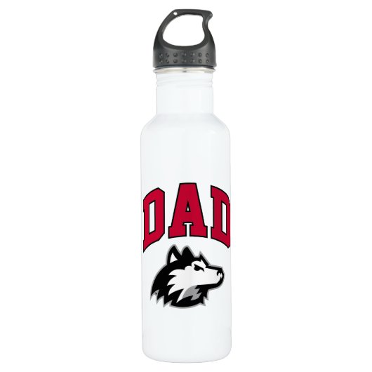 NIU Huskies Vater Edelstahlflasche (Vorderseite)