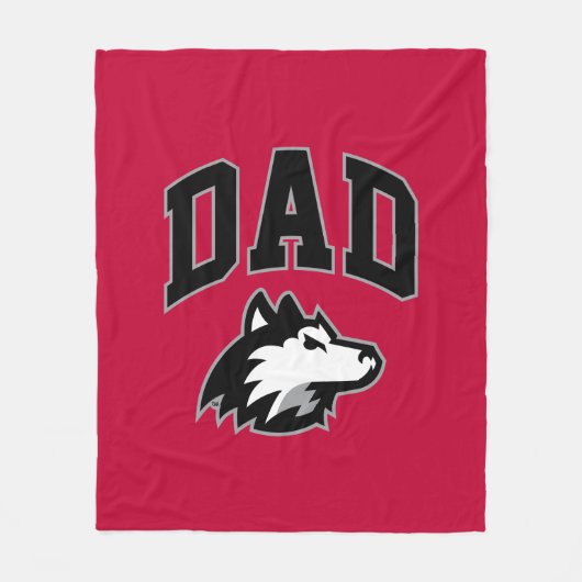NIU Huskies Vater Fleecedecke (Vorderseite)