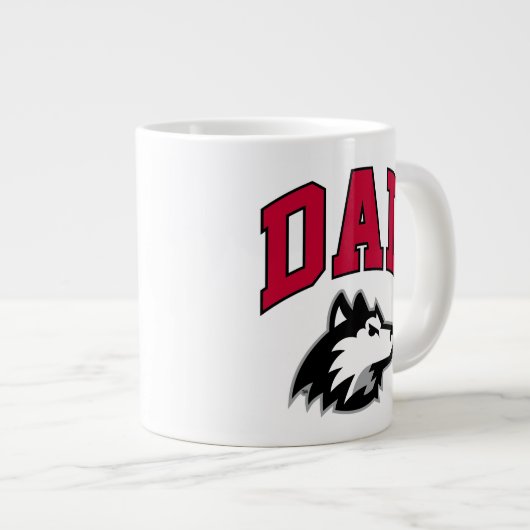NIU Huskies Vater Jumbo-Tasse (Vorderseite Rechts)