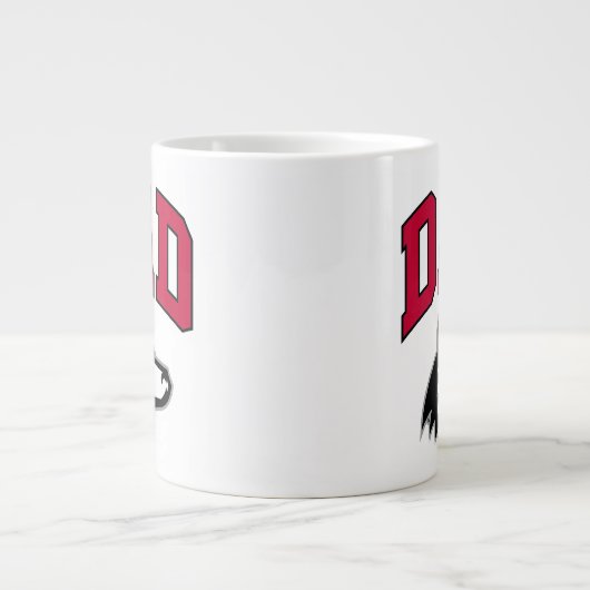 NIU Huskies Vater Jumbo-Tasse (Vorderseite)