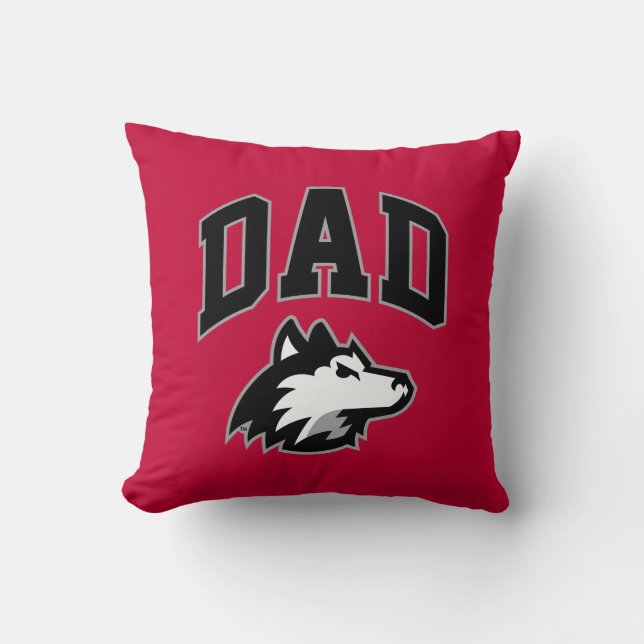 NIU Huskies Vater Kissen (Vorderseite)