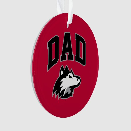 NIU Huskies Vater Ornament (Vorderseite)