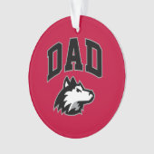 NIU Huskies Vater Ornament (Vorderseite)