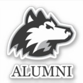 NIU Huskieses Alumni Aufkleber (Vorderseite)