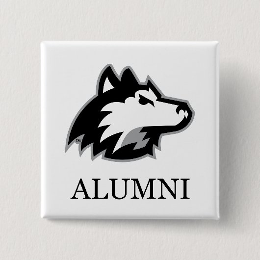 NIU Huskieses Alumni Button (Vorderseite)