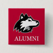 NIU Huskieses Alumni Button (Vorderseite)