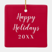 NIU Huskieses Alumni Keramikornament (Rückseite)