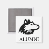 NIU Huskieses Alumni Magnet (Vorderseite/Rückseite)