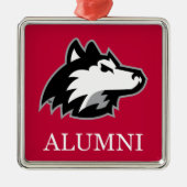 NIU Huskieses Alumni Ornament Aus Metall (Vorne)