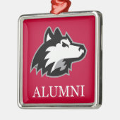 NIU Huskieses Alumni Ornament Aus Metall (Links)