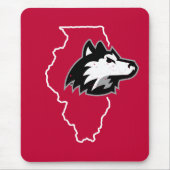 NIU HUSKIESES STAAT LIEBE MOUSEPAD (Vorne)