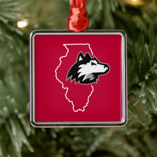 NIU HUSKIESES STAAT LIEBE ORNAMENT AUS METALL (Baum)
