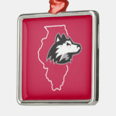NIU HUSKIESES STAAT LIEBE ORNAMENT AUS METALL (Links)