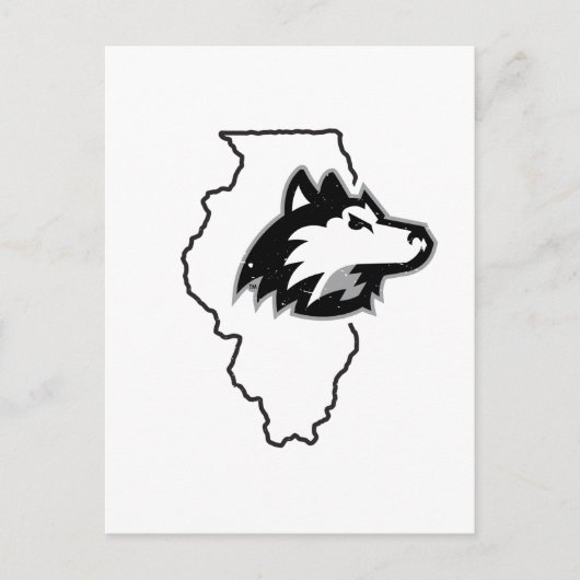 NIU HUSKIESES STAAT LIEBE POSTKARTE (Vorderseite)