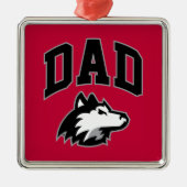 NIU HUSKIESES VATER ORNAMENT AUS METALL (Vorne)