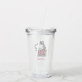 NIU Huskieses Wordmark Acryltrinkbecher (Rückseite)
