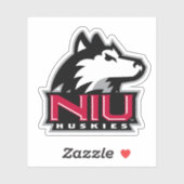 NIU Huskieses Wordmark Aufkleber (Blatt)