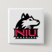 NIU Huskieses Wordmark Button (Vorderseite)