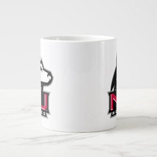 NIU Huskieses Wordmark Jumbo-Tasse (Vorderseite)