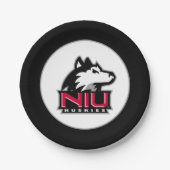 NIU Huskieses Wordmark Pappteller (Vorderseite)