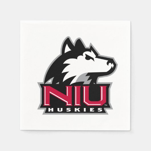 NIU Huskieses Wordmark Serviette (Vorderseite)