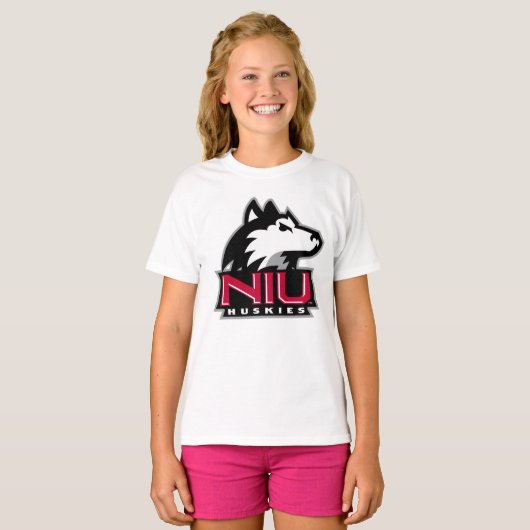 NIU Huskieses Wordmark T-Shirt (Vorne ganz)