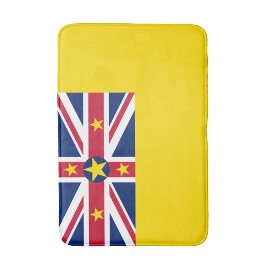Niue Flag Badematte (Vorderseite Vertikal)