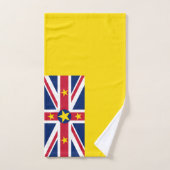 Niue Flag Badhandtuch Set (Handtuch)