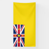 Niue Flag Banner (Vertikal)