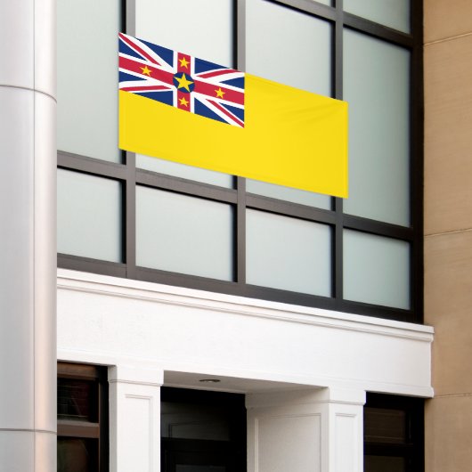 Niue Flag Banner (Äußeres Gebäude)