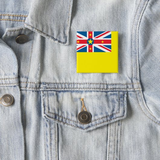 Niue Flag Button (Beispiel)